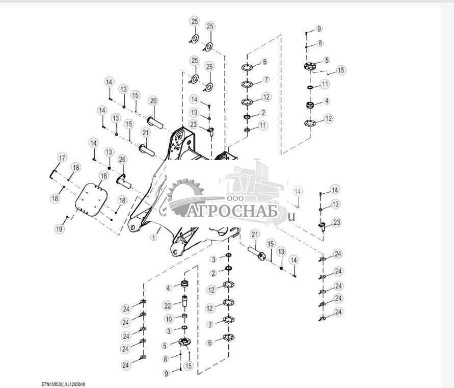 Рама погрузчика, Z-образный рычажный механизм 